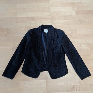 Ann Taylor Loft - Navy Lace Blazer - 6P
